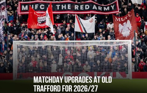 曼联官方：升级了老特拉福德主场的基础设施 为球迷提供更优体验